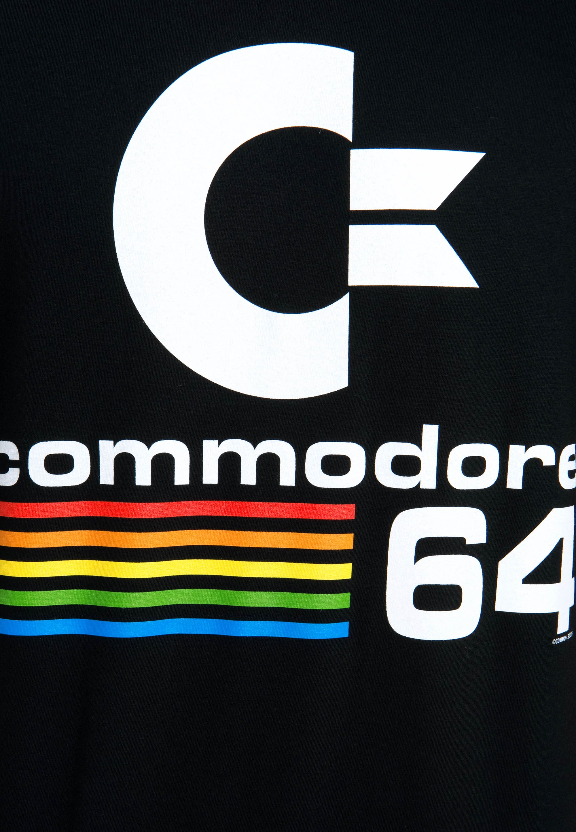 LOGOSHIRT T-Shirt »Commodore C64 Logo«, mit C64-Print