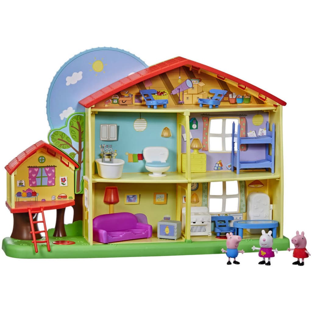 Hasbro Spielwelt »Peppa Pig, Peppas Tag-und-Nacht-Haus«, mit Licht- und Soundeffekten