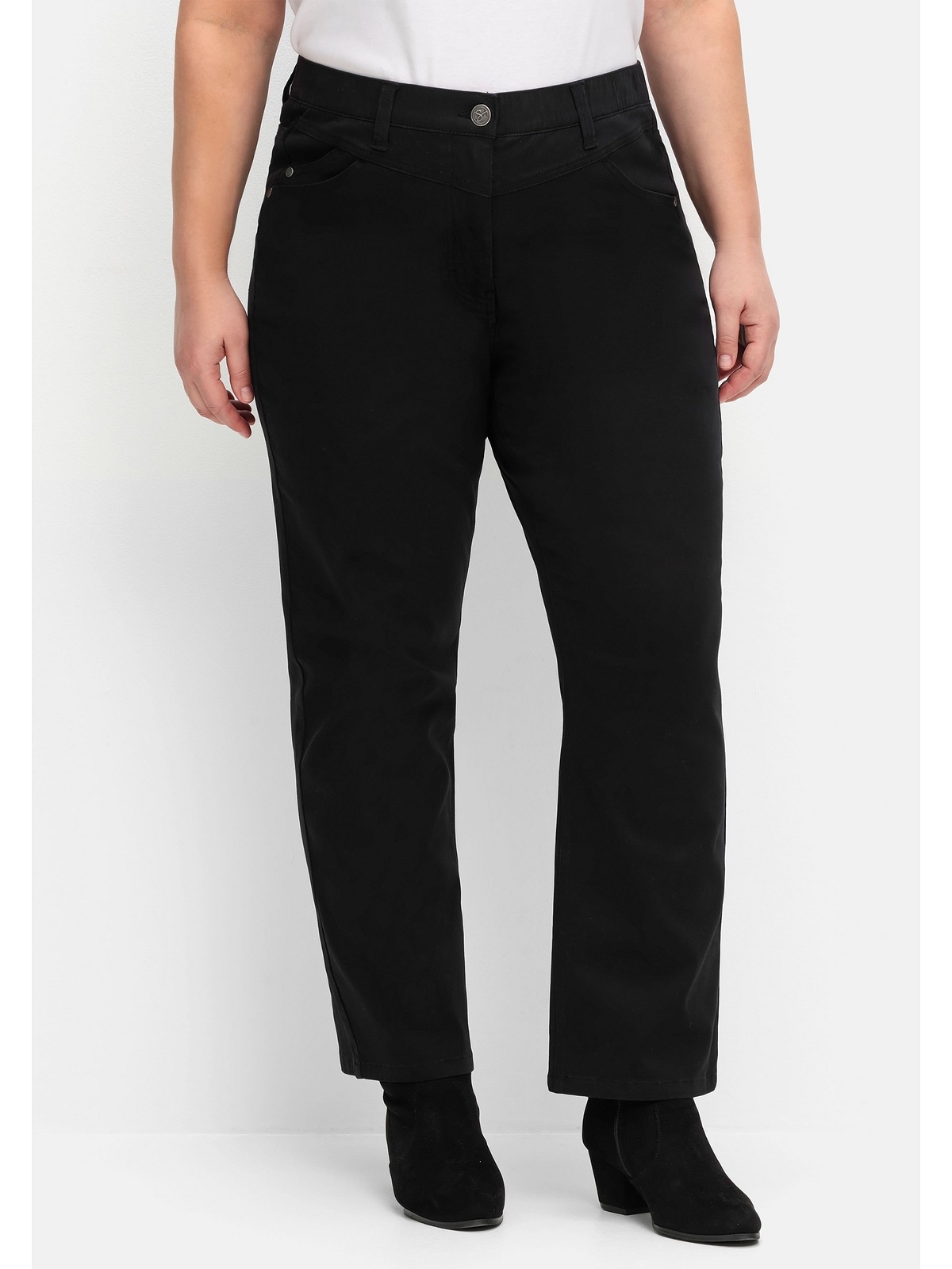 Sheego Stretch-Hose »Große Größen«, mit Shaping-Einsatz und Gummibund