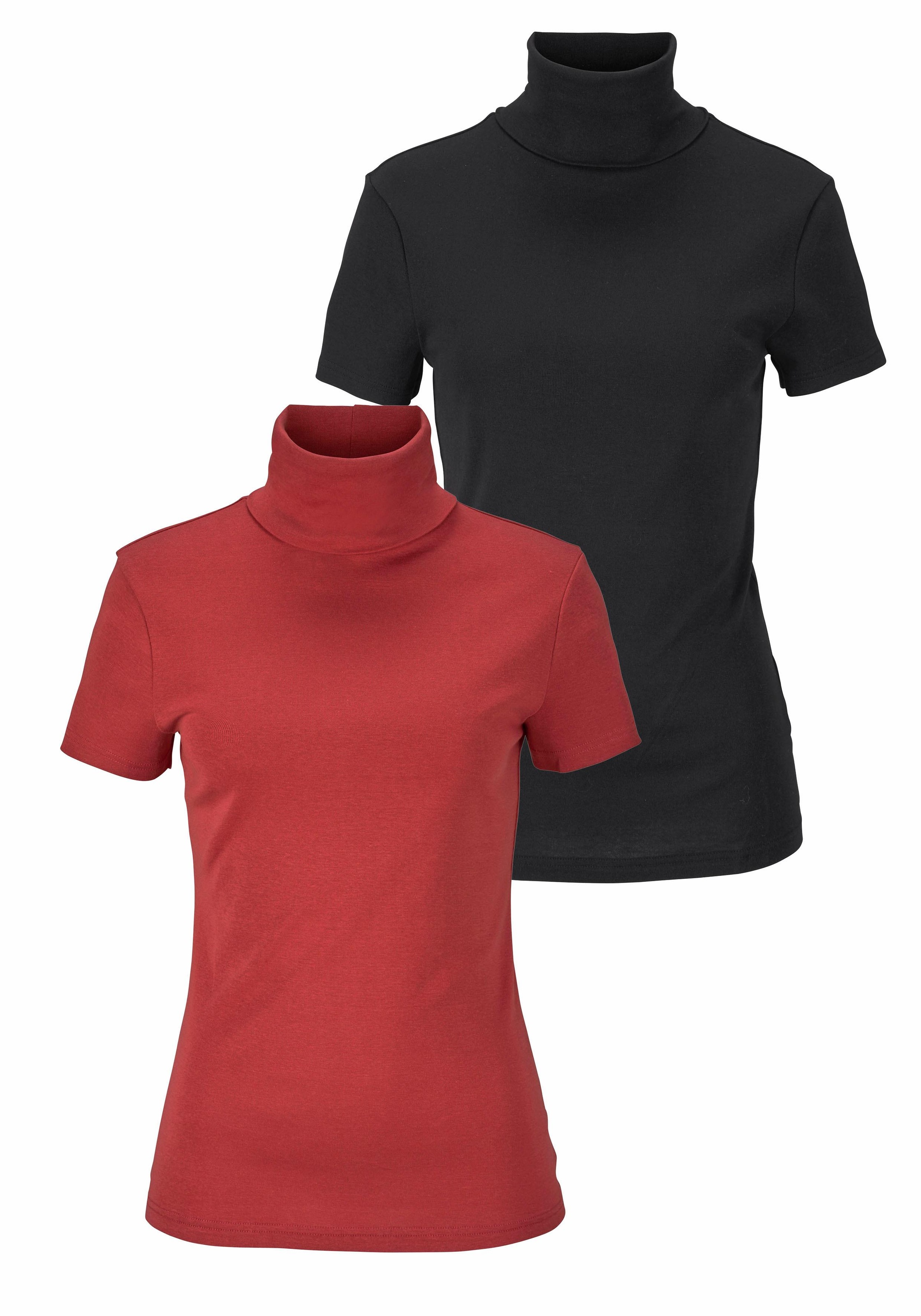 Flashlights Rollkragenshirt Packung, 2er-Pack, 2 Stk. eng geschnitten, aus günstig online kaufen