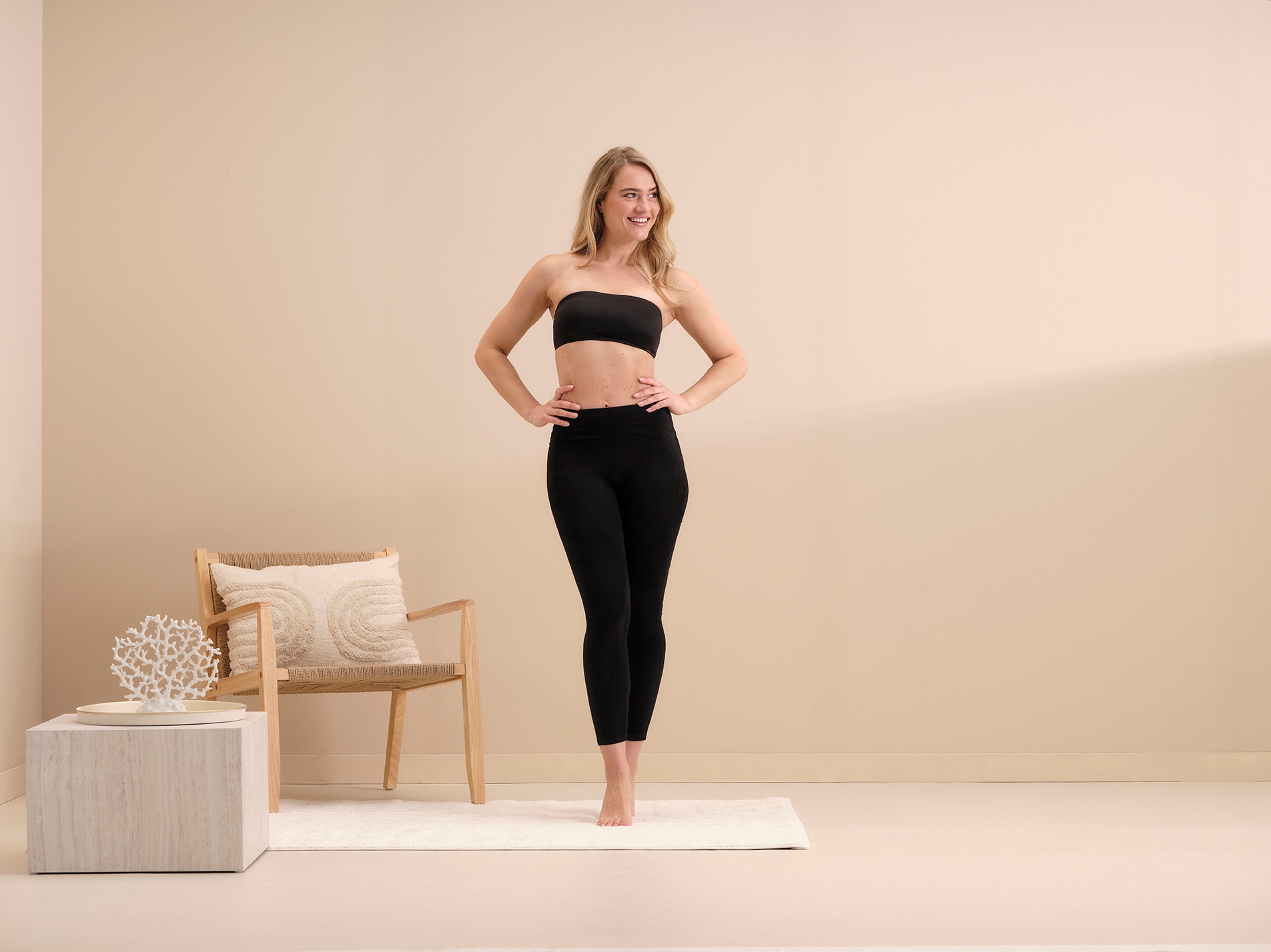 MAGIC Bodyfashion Leggings »Hi-Waist Slim Tights«, mittlere Formung von Bauch, Hüften und Oberschenkeln