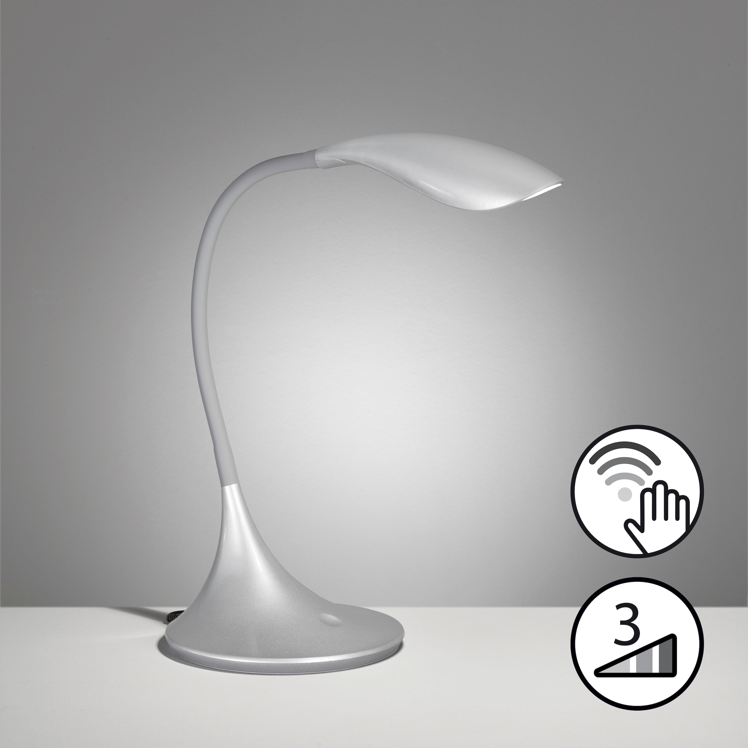 FISCHER & HONSEL Tischleuchte »Nil«, 1 flammig, Leuchtmittel LED-Modul | LED fest integriert, langlebige LED, dimmbar