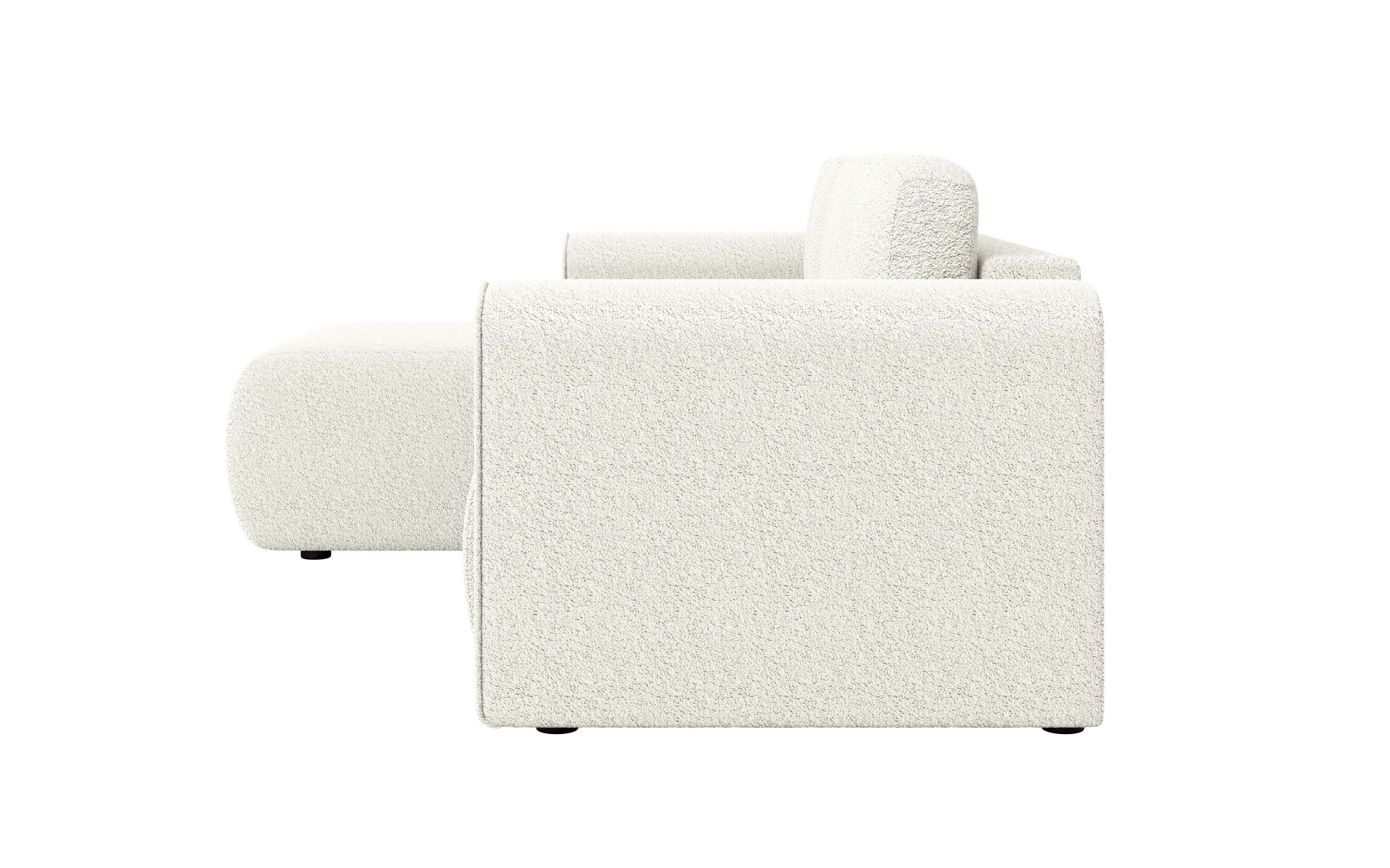 INOSIGN Ecksofa »Zacharia wahlweise Schlafsofa mit Bettkasten, B/T/H 250/166/86 cm«, L-Form mit Wellenunterfederung, Recamiere beidseitig montierbar