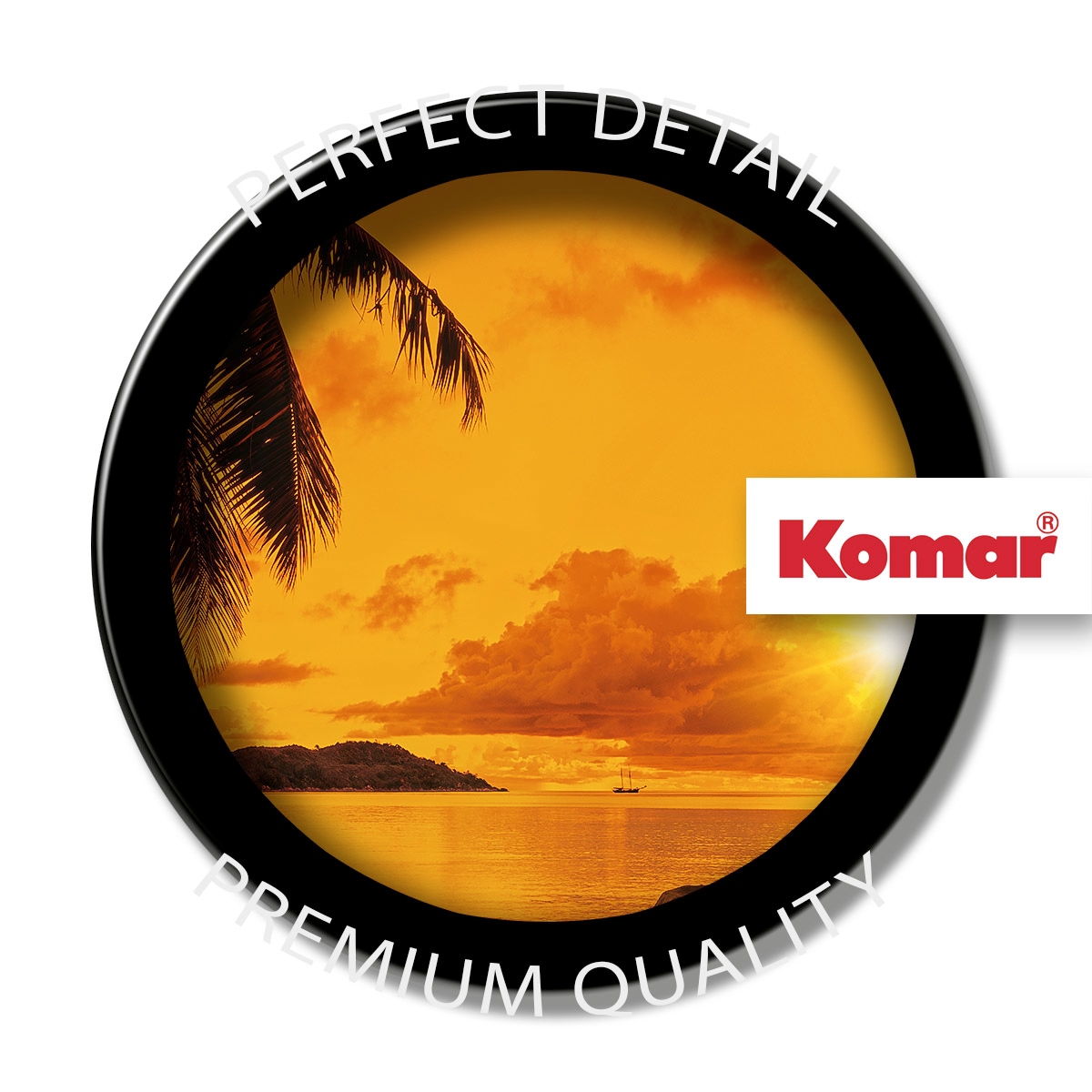 Komar Fototapete »Papier Fototapete - Sunset - Größe 368 x 254 cm« Motiv | bedruckt glatt