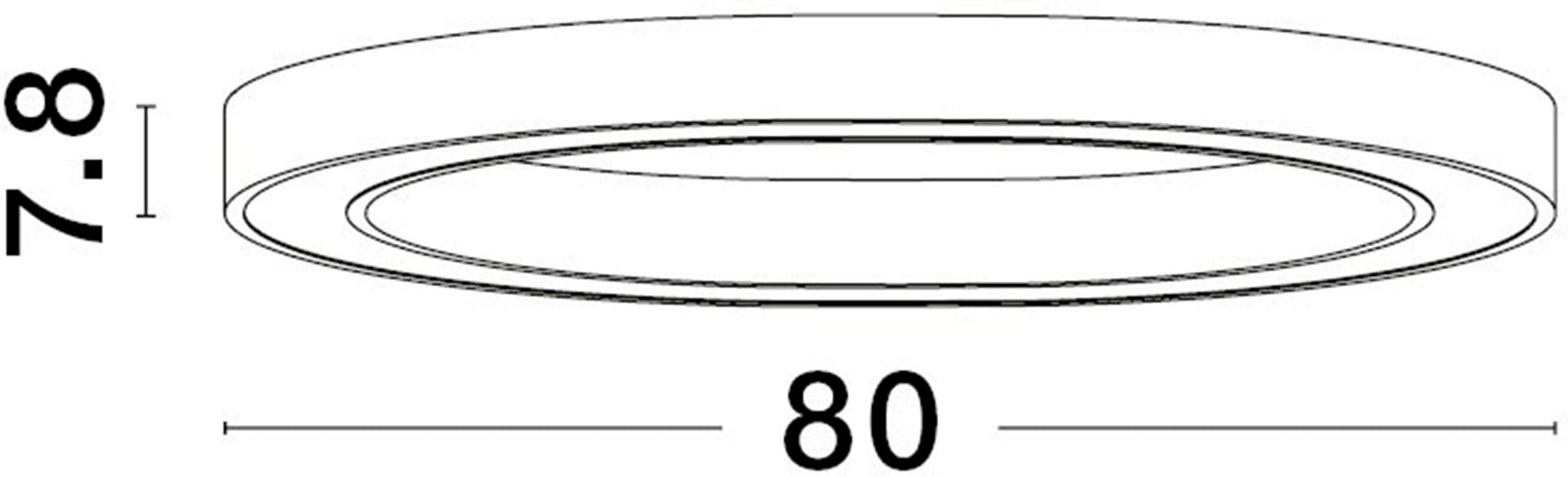 Nova Luce LED Deckenleuchte »STING« LED-Modul 1 Stk. Warmweiß