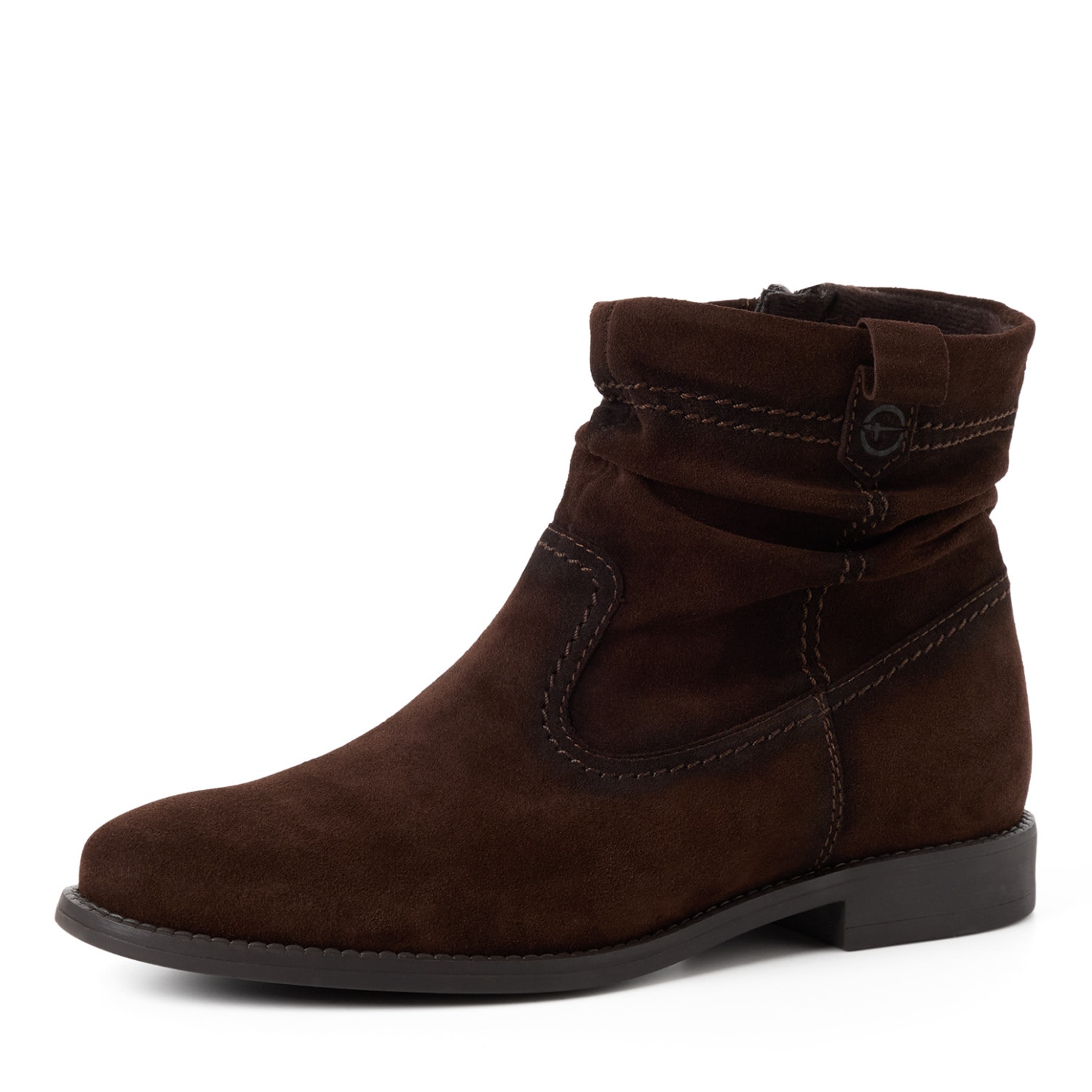 Tamaris Blockabsatz, Boots mit Falten im slouchy Look