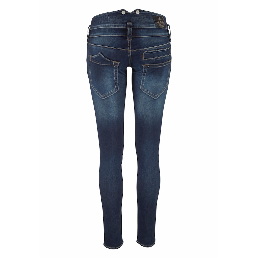 Herrlicher Röhrenjeans »PITCH SLIM REUSED DENIM«