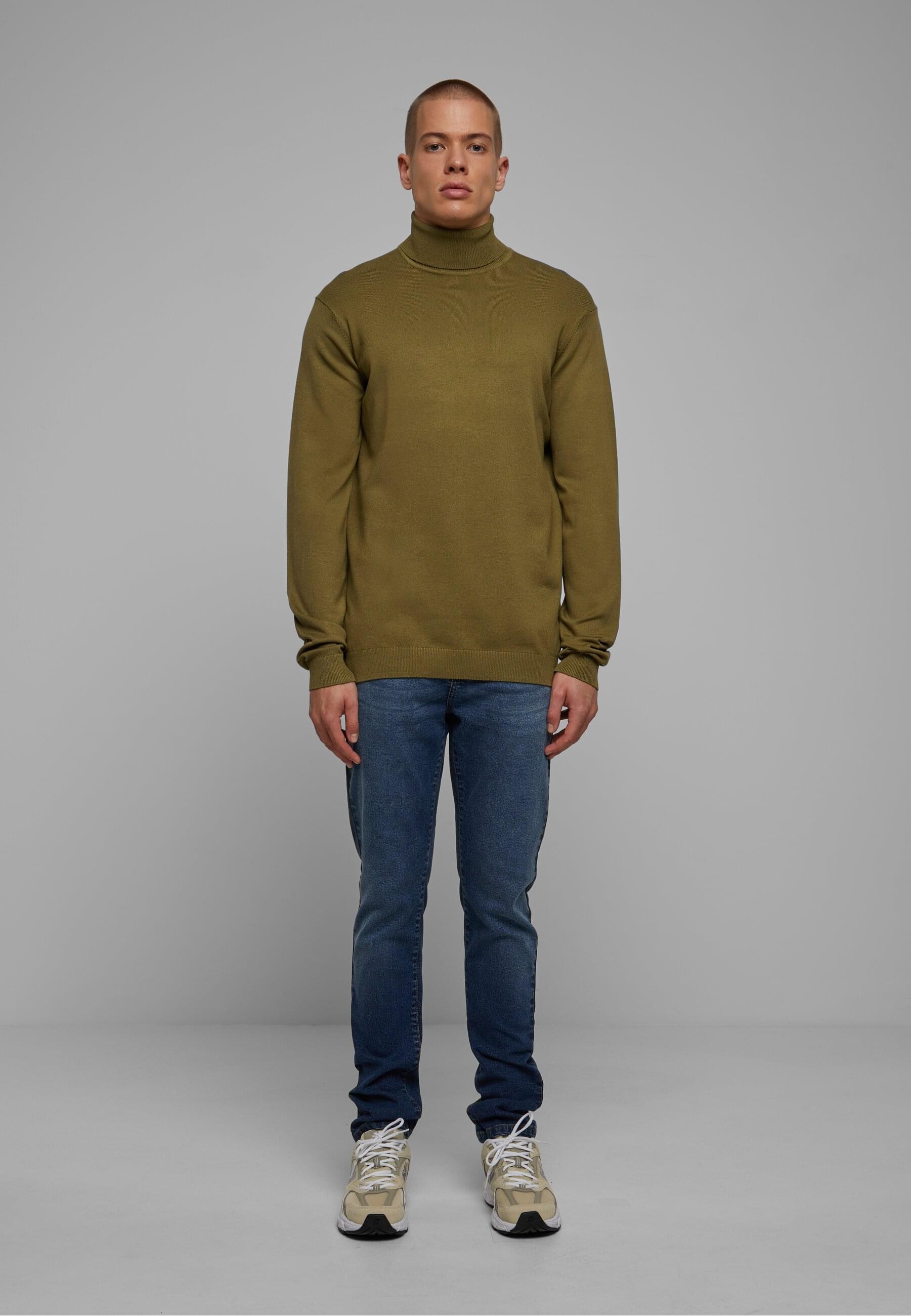 URBAN CLASSICS Rundhalspullover »Urban Classics Herren Knitted Turtleneck Sweater«