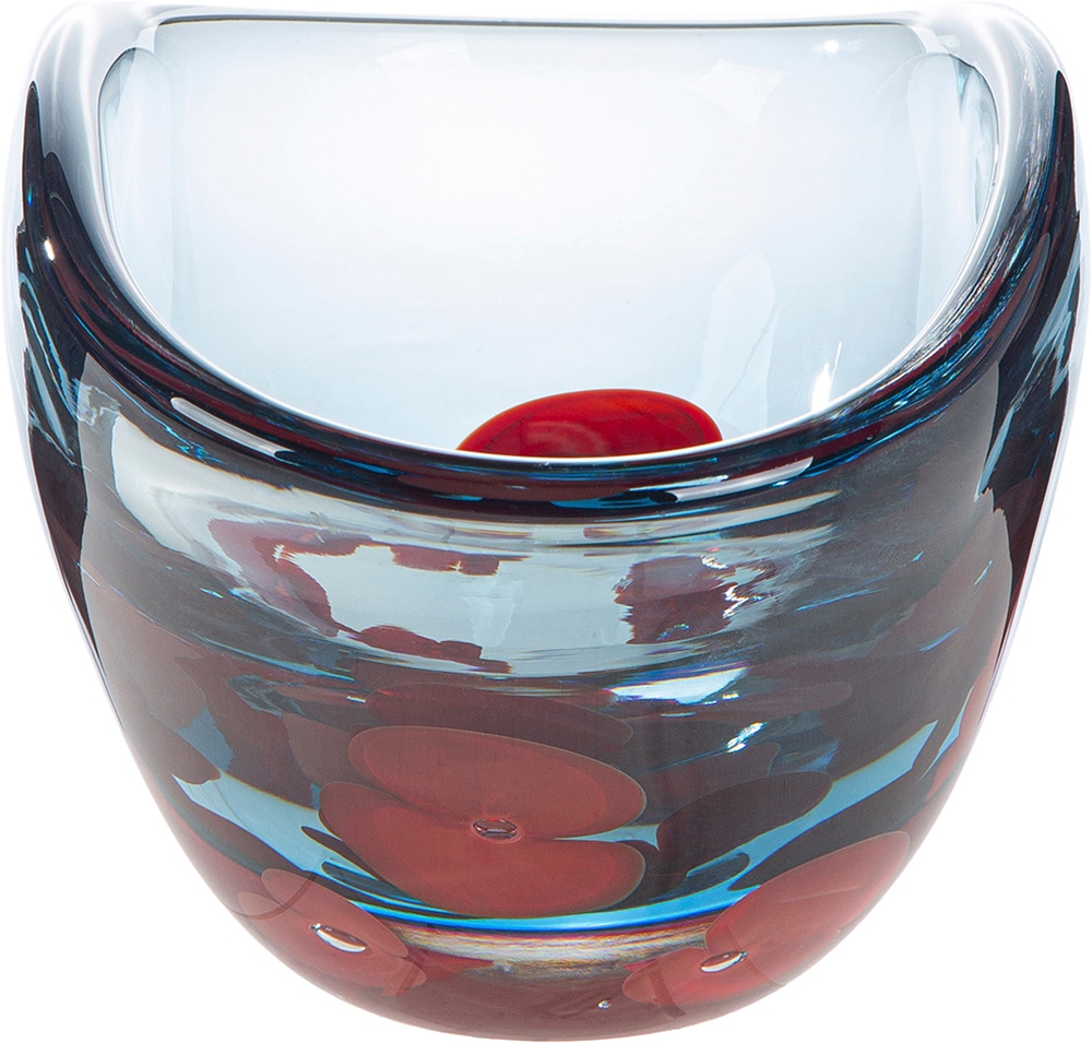 GILDE Schale »Schale Rose klar« 1 aus Glas Glasschale, Rosenmotiv, Dekoschale, Tischdeko, romantisch, stilvoll