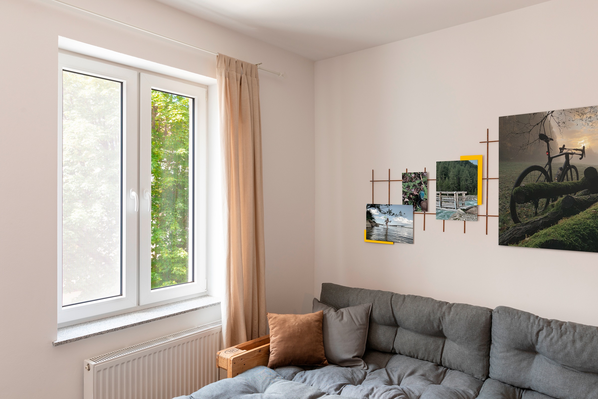 SCHELLENBERG Fliegengitter-Gewebe »aus Fiberglas in anthrazit und weiß«, Insektenschutz Rolle für Fenster und Tür, verschiedene Maße
