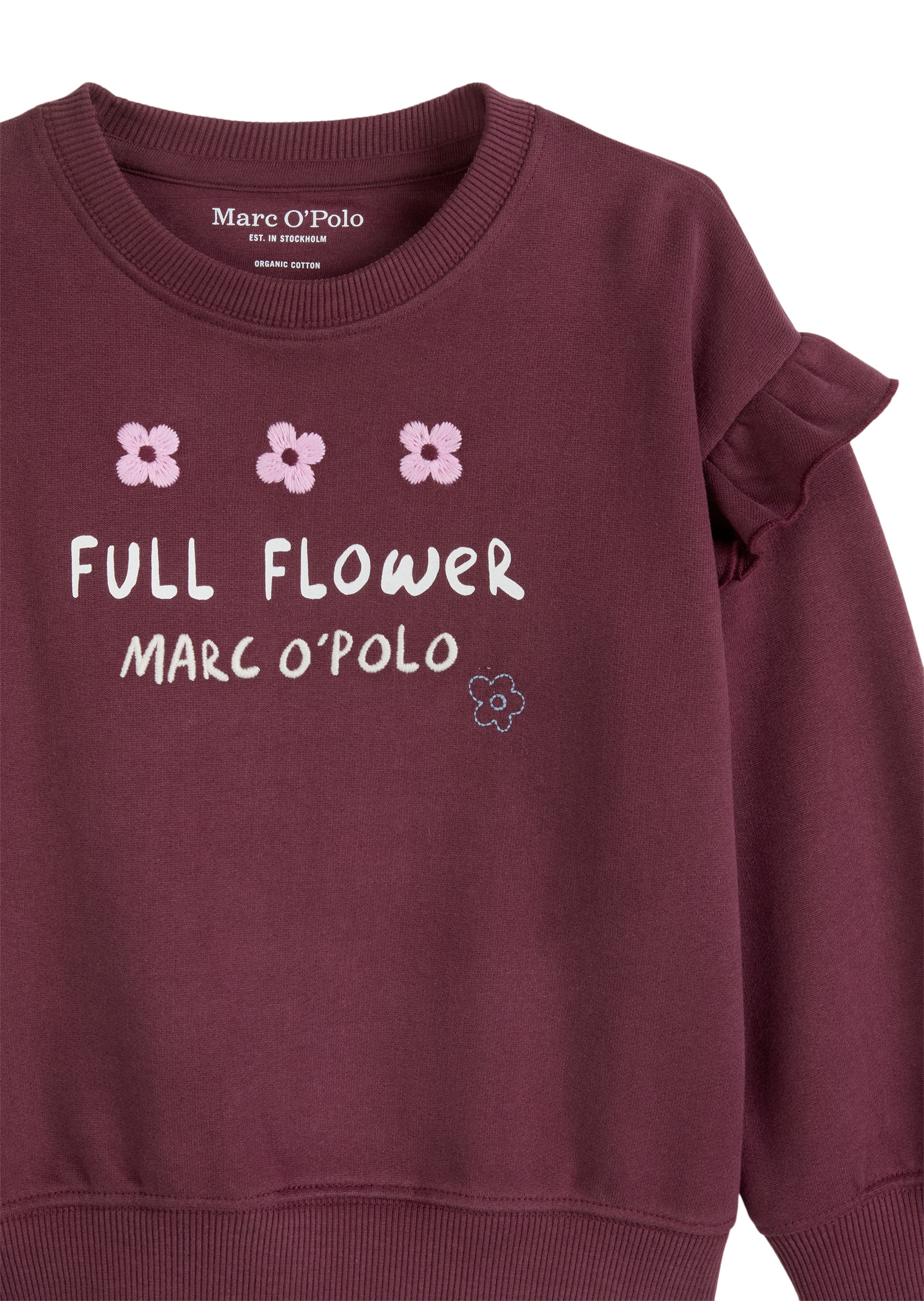Marc O'Polo Sweatshirt »mit Rüschen-Details«