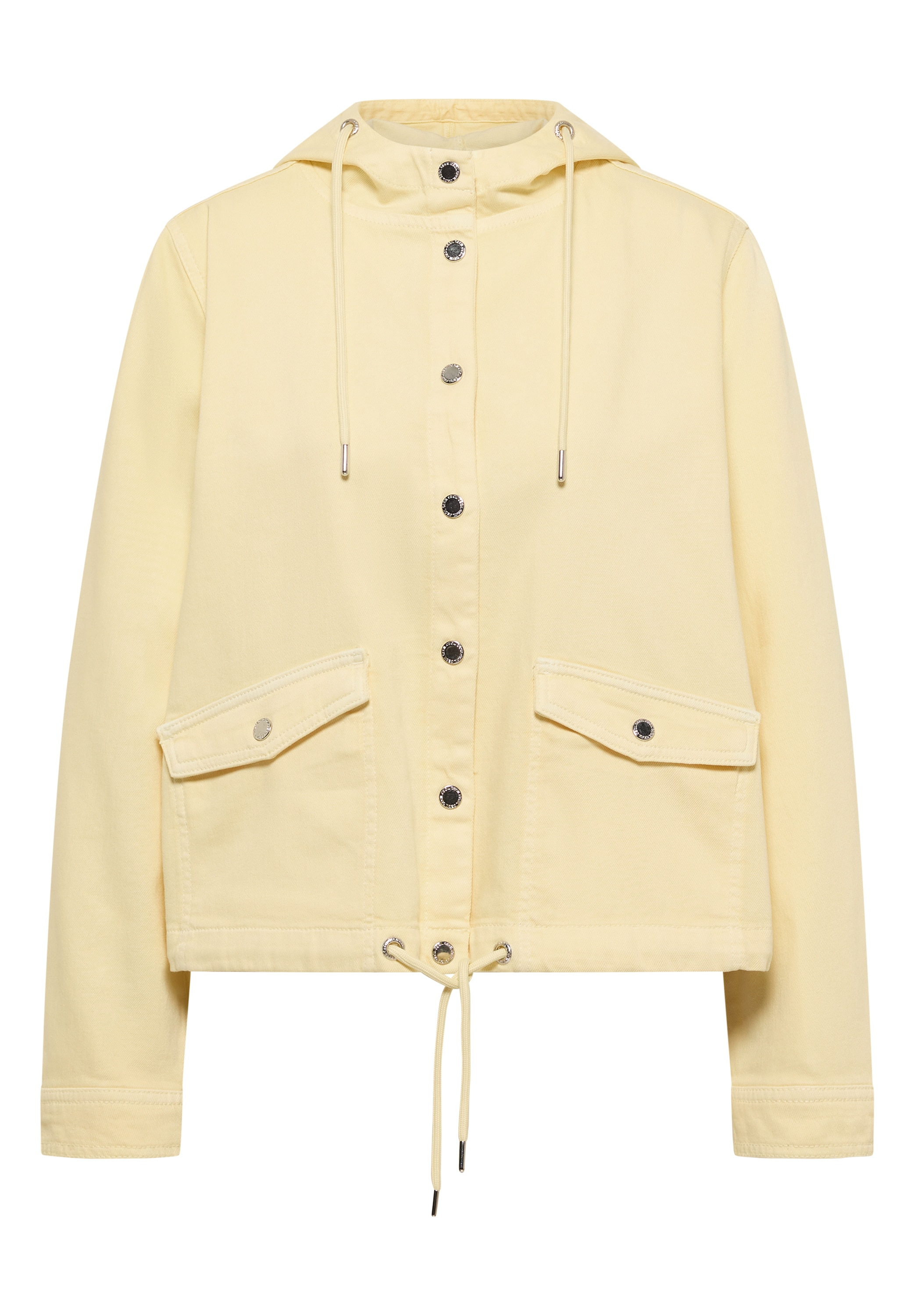 Cecil Kurzjacke mit Kapuze im Denim-Style