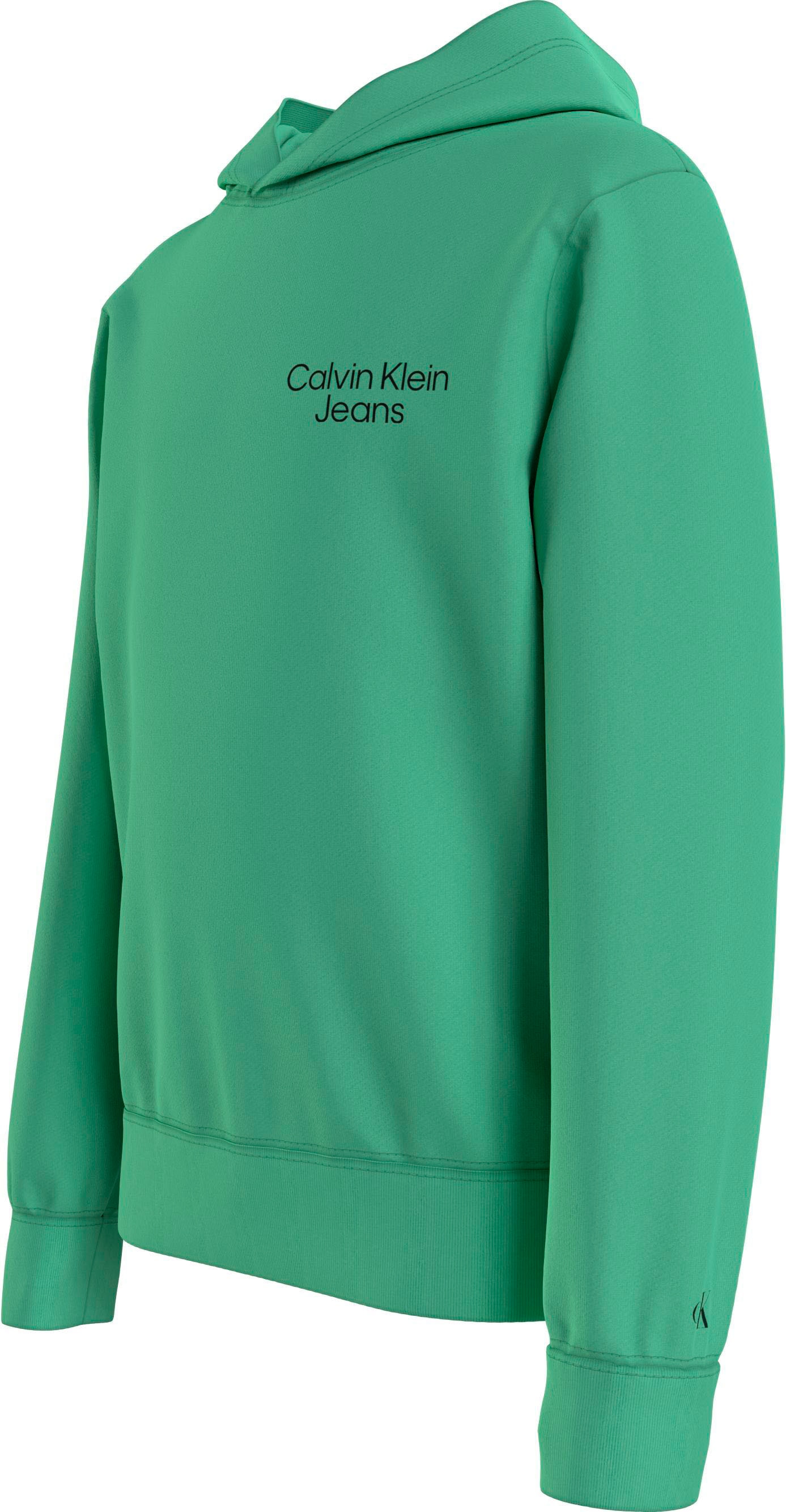 Calvin Klein Jeans Kapuzensweatshirt »CKJ STACK LOGO HOODIE« kaufen | BAUR