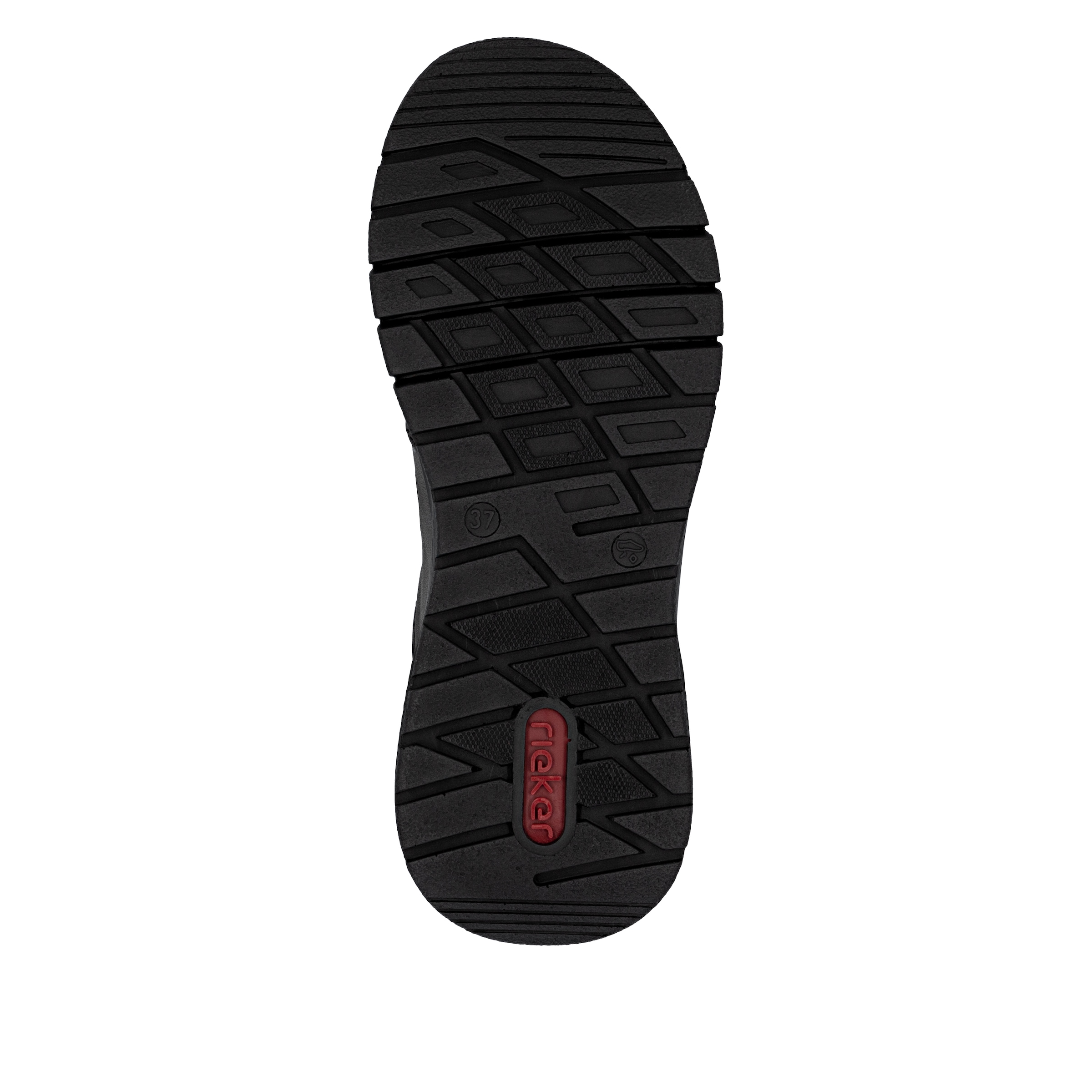 Rieker Slip-On Sneaker, Schlupfschuh, Halbschuh, Freizeitsneaker, weiche MemoSoft-Innensohle