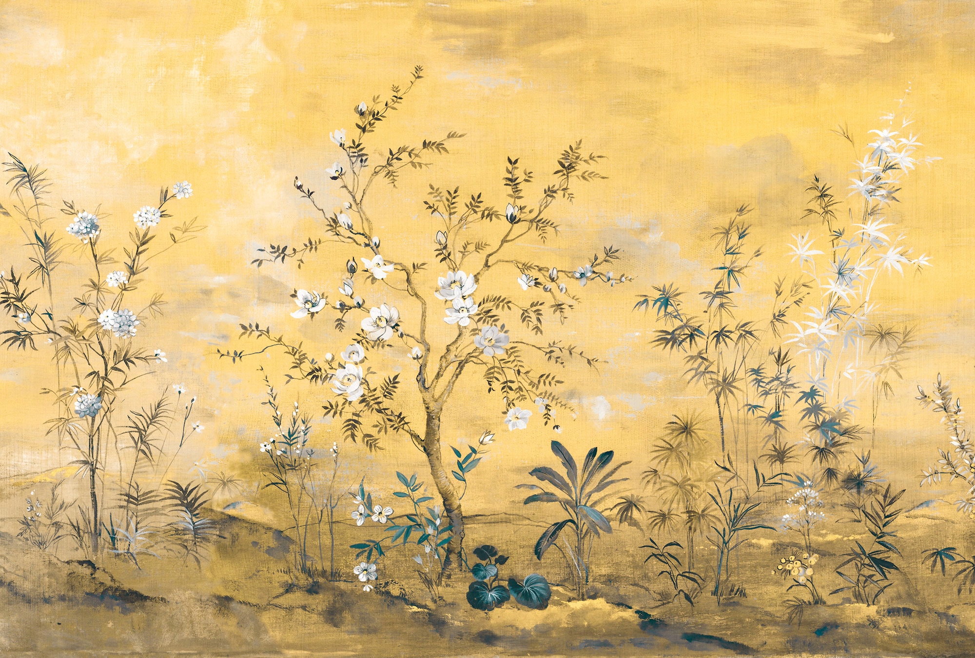 Komar Vliestapete "Vlies - Mandarin - Größe 368 x 248 cm" bedruckt glatt Wohnzimmer, Schlafzimmer