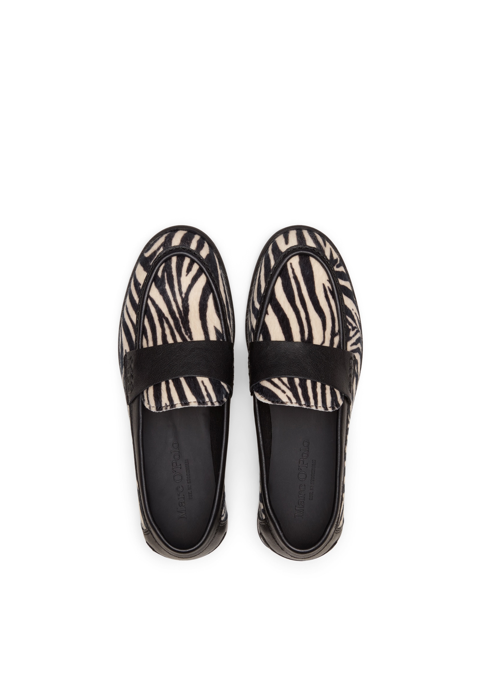 Marc O'Polo Loafer »in Zebrafell-Optik«