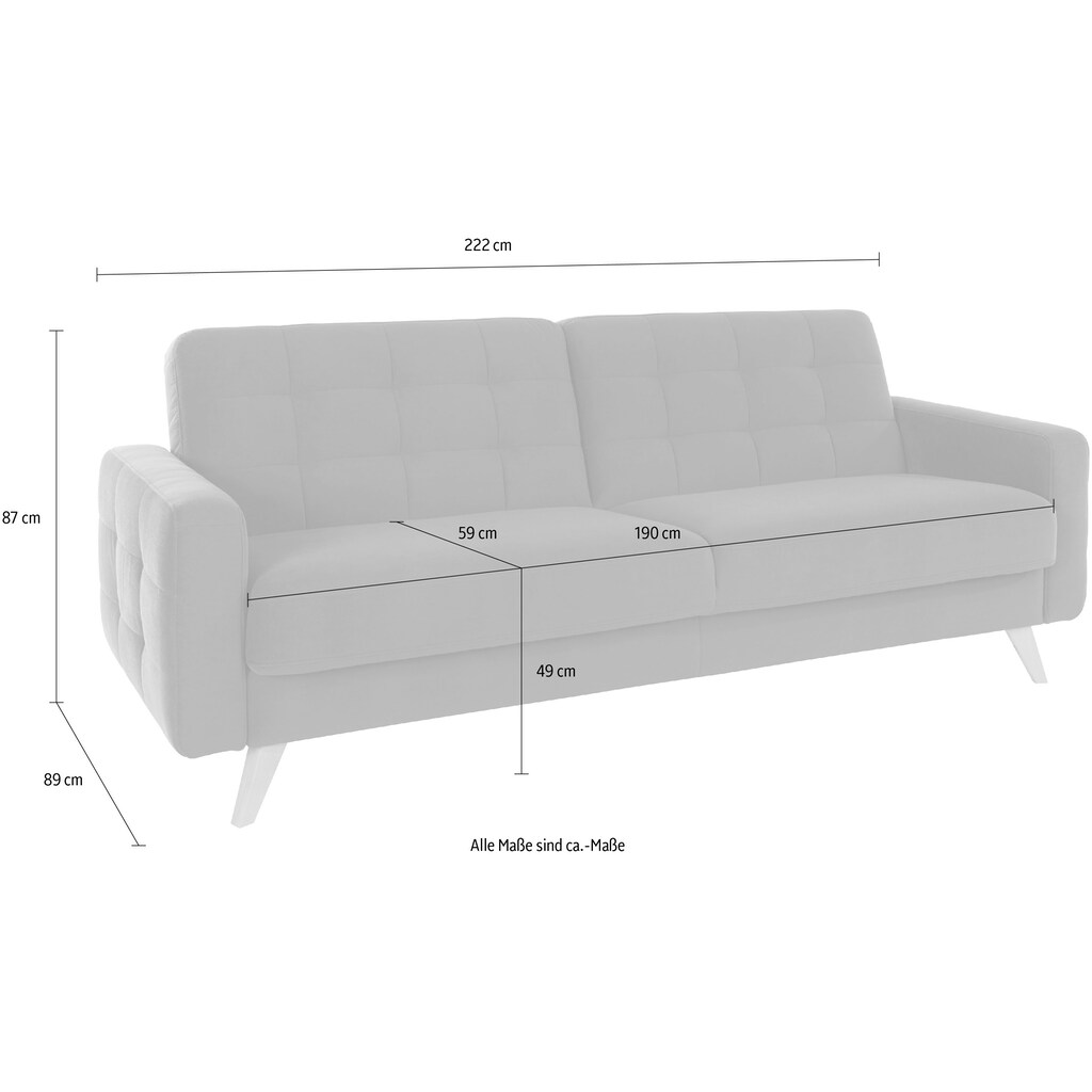 exxpo - sofa fashion 3-Sitzer »Nappa«