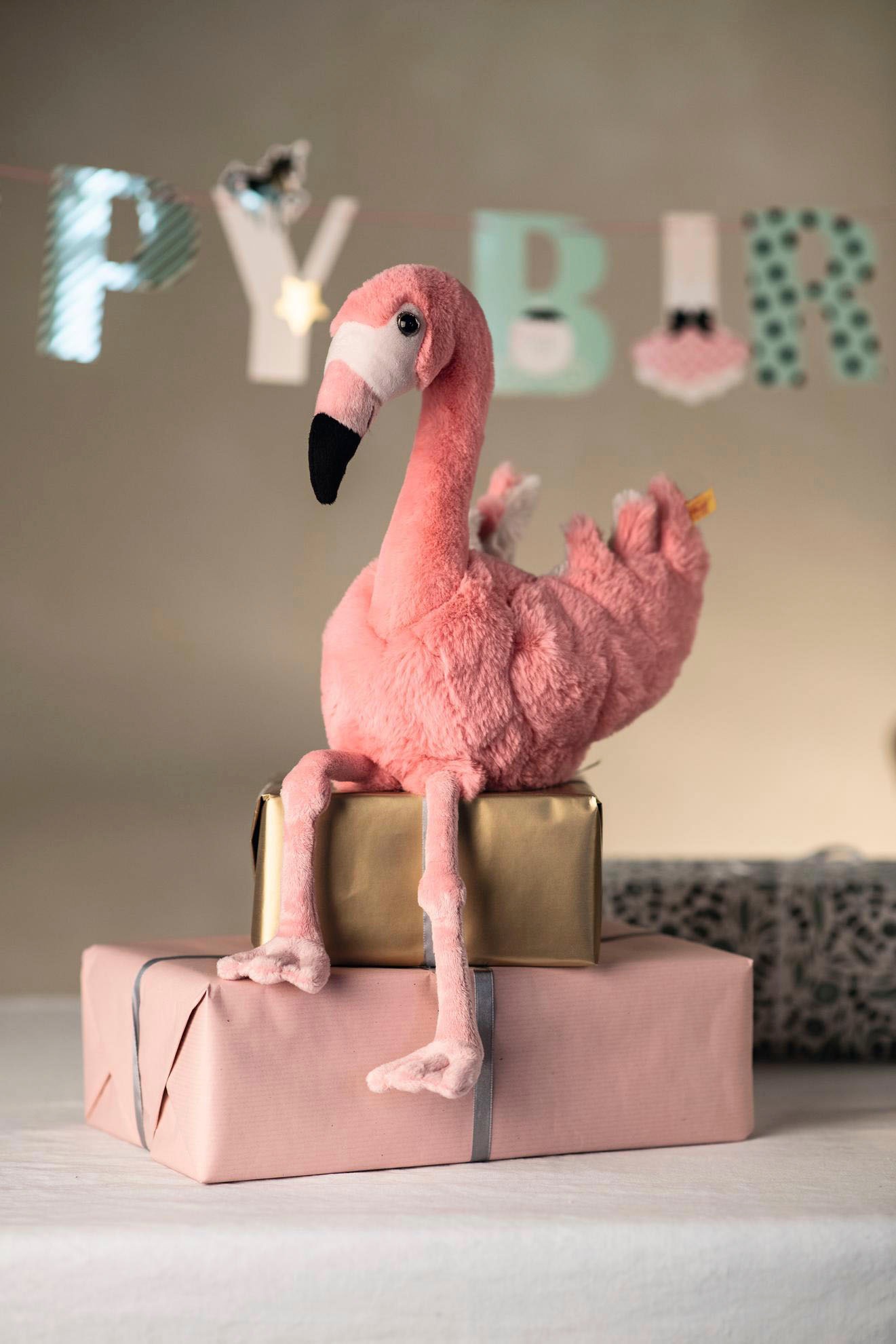 Steiff Kuscheltier »Soft Cuddly Friends Jill Flamingo«