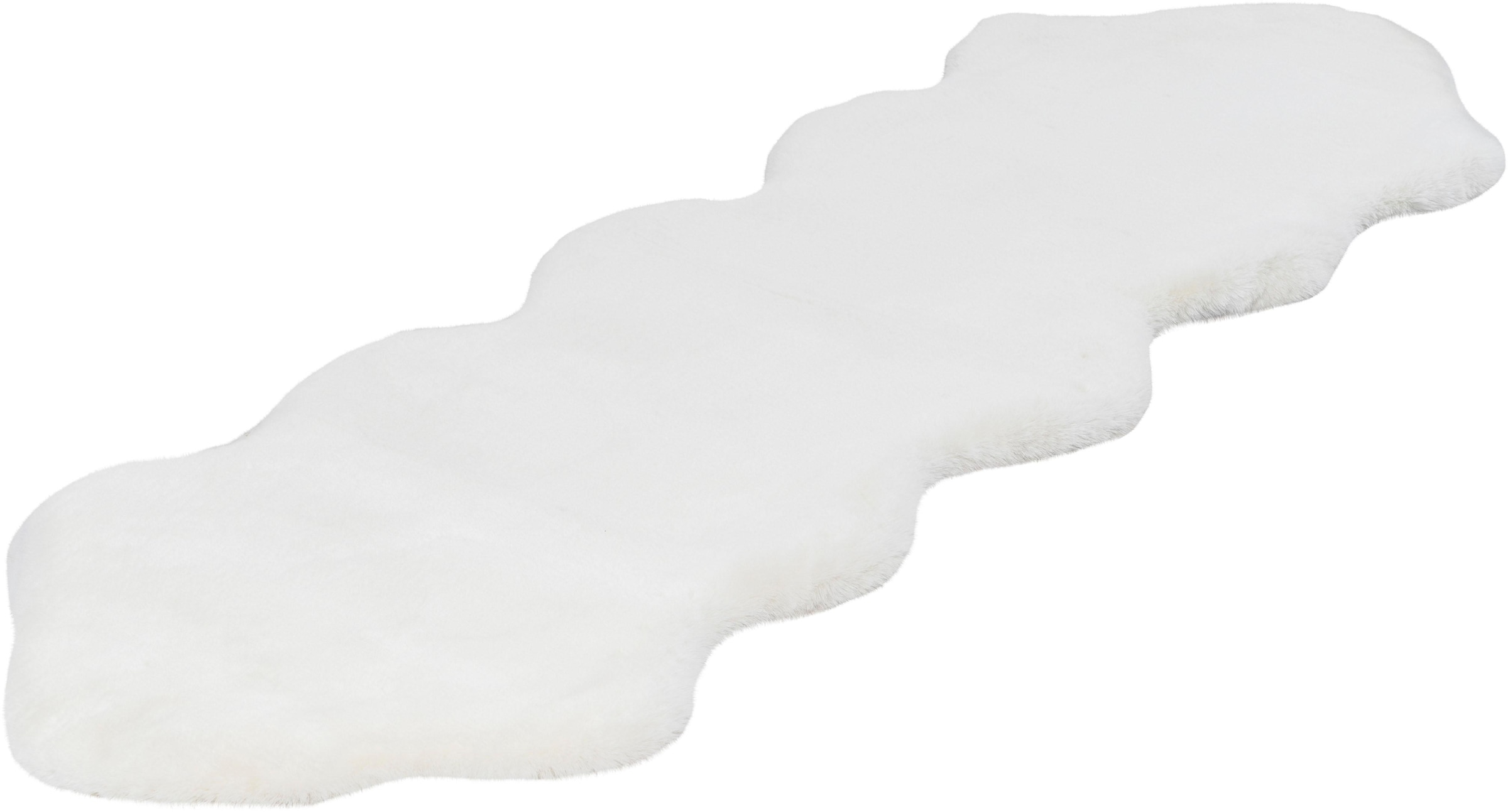 Arte Espina Fellteppich »Rabbit 300«, fellförmig, 35 mm Höhe, Kunstfell, Kaninchenfell-Haptik, supersoft, ideal als Bettvorleger