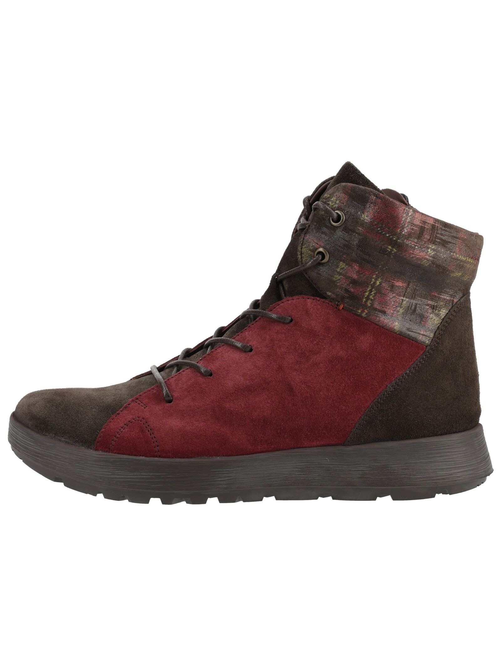 Think! Schnürstiefelette »Think! Stiefelette Veloursleder«