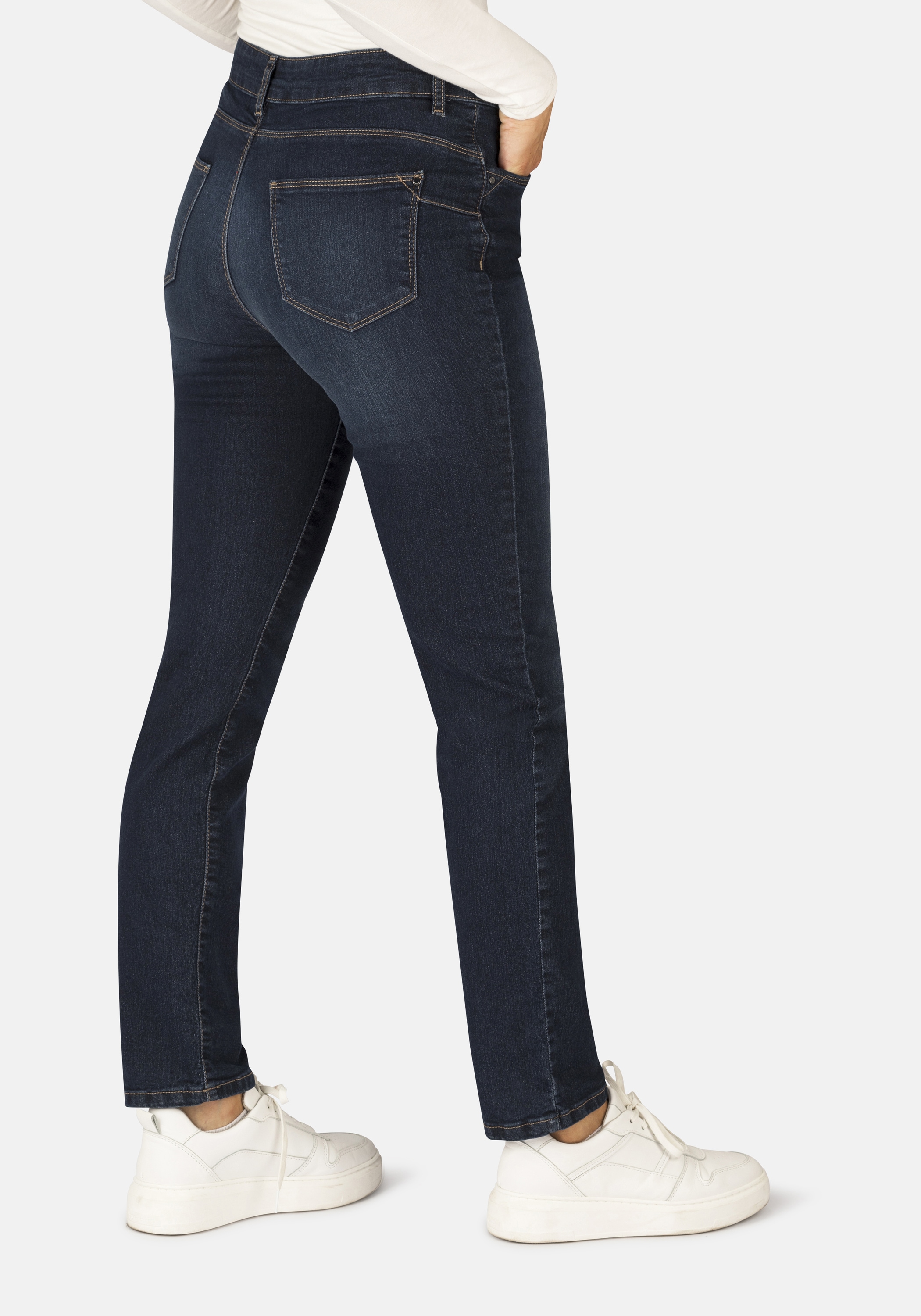 STOOKER WOMEN 5-Pocket-Jeans »Milano Denim Basic Magic Shape Fit«, Casual Clean Wash Denim Jeans Magic Shape Effekt für Damen