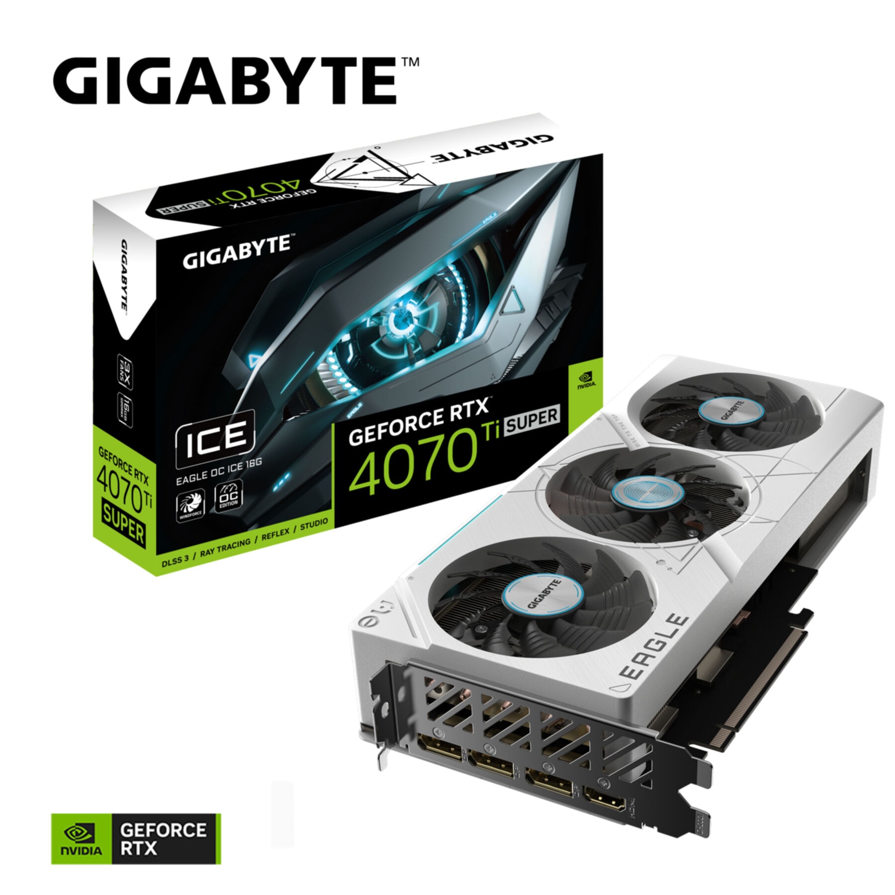 Gigabyte Grafikkarte »GeForce RTX 4070 Ti SUPER EAGLE OC 16G«